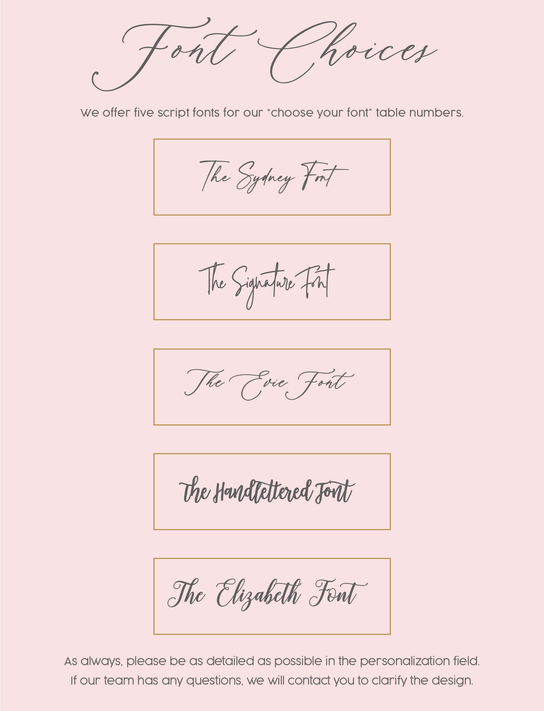 CHOOSE YOUR FONT: Hexagon 5.5" x 4.7" Script/Block Table Numbers