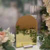 ARCH Mirror Gold, Silver or Rose Gold Acrylic Sign Wedding Bundle of Guestbook, Gifts and Cards, In Loving Memory Please Take One