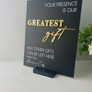 3D Your Presence Is Our Greatest Gift 3DF1-AS3