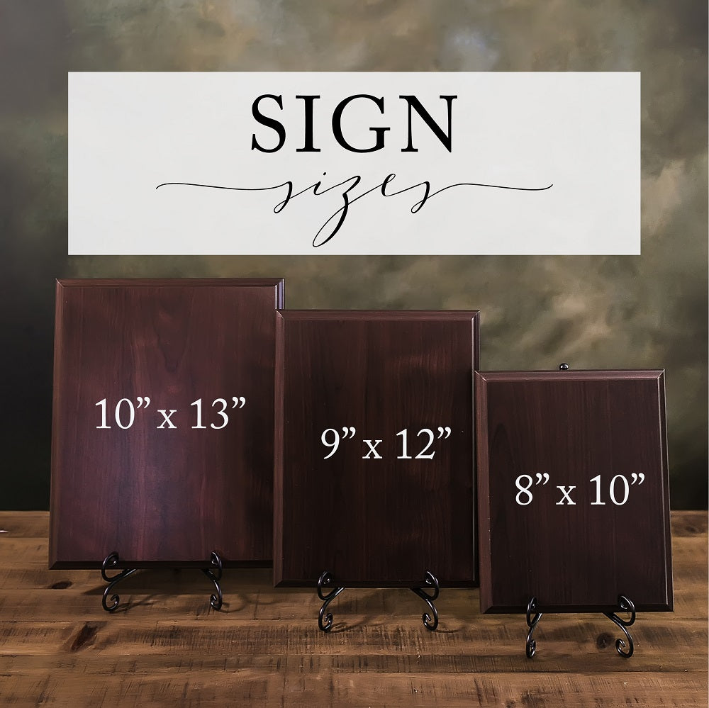Truly Great Teacher Impossible To Forget Appreciation Walnut Sign With Stand