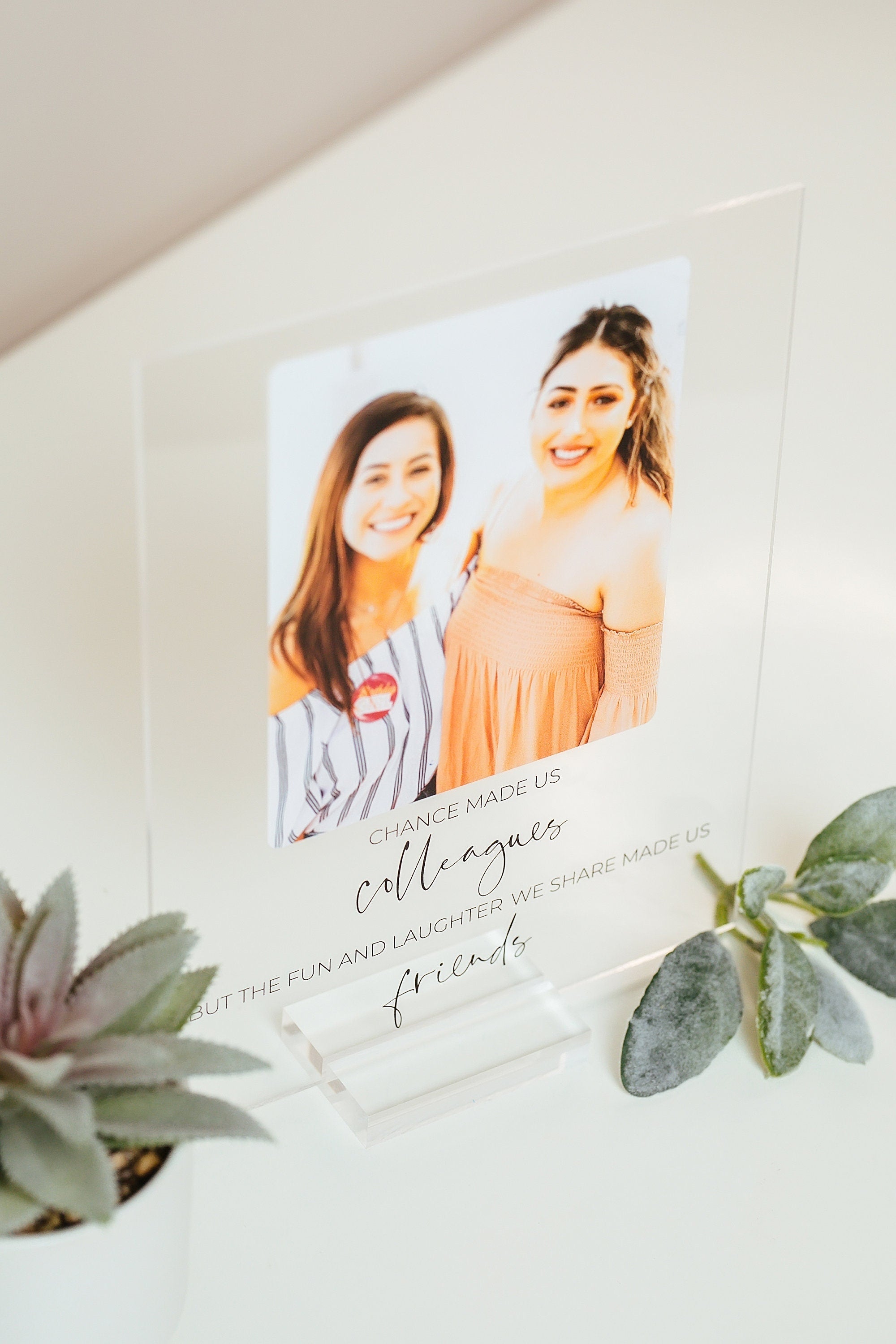 Personalized Photo Plaque w Stand, Couple Gift, Gift for Her, Gift for Him, Photo Collage, Best Friend Gifts, Personalized Photo Memorial