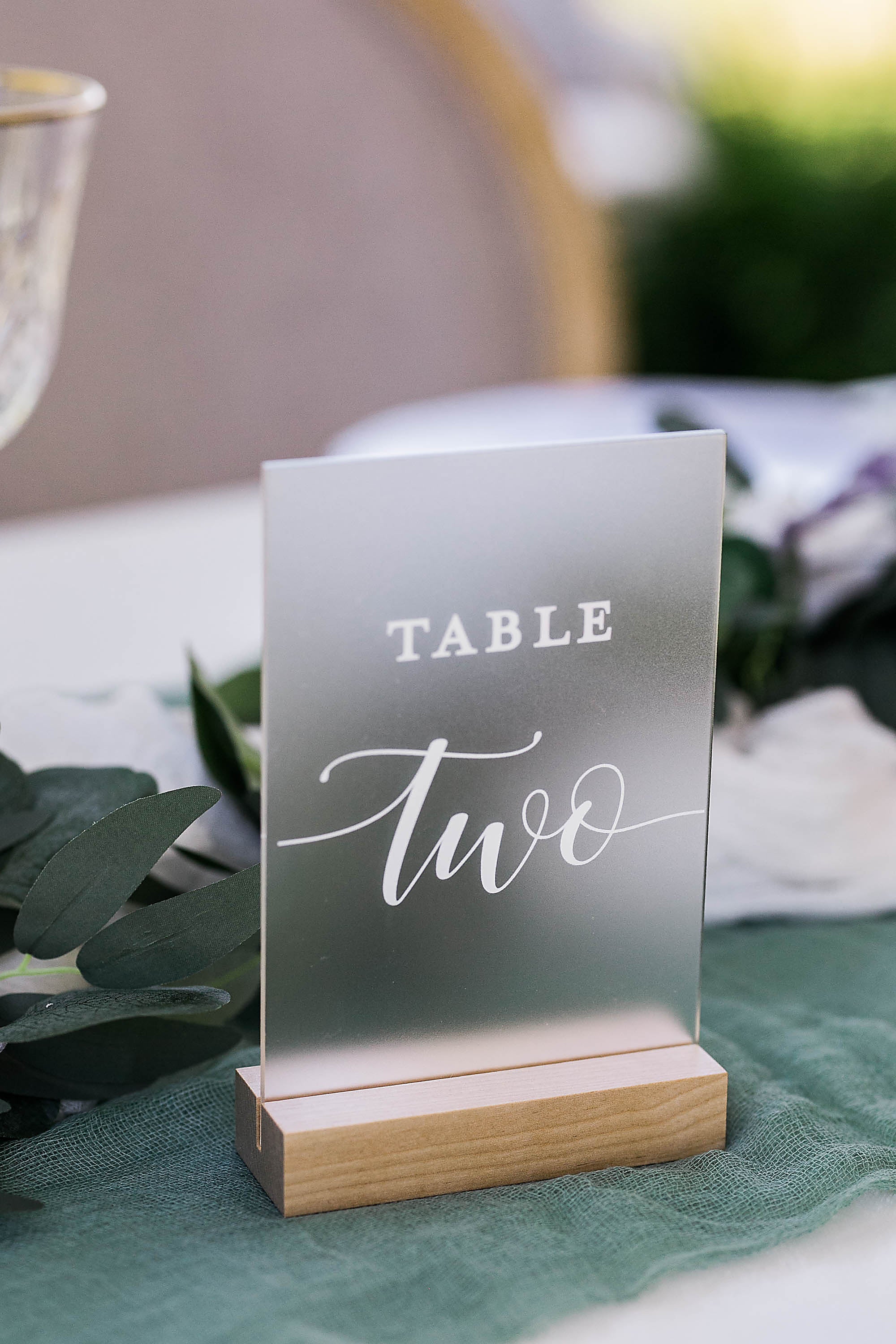 Table Numbers