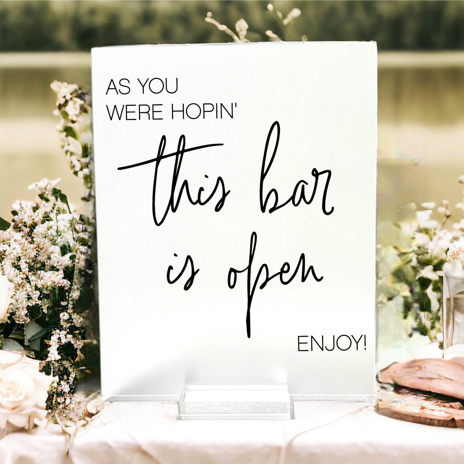 S3-AS57 As You Were Hopin' This Bar is Open