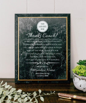 Thanks Coach Appreciation Award