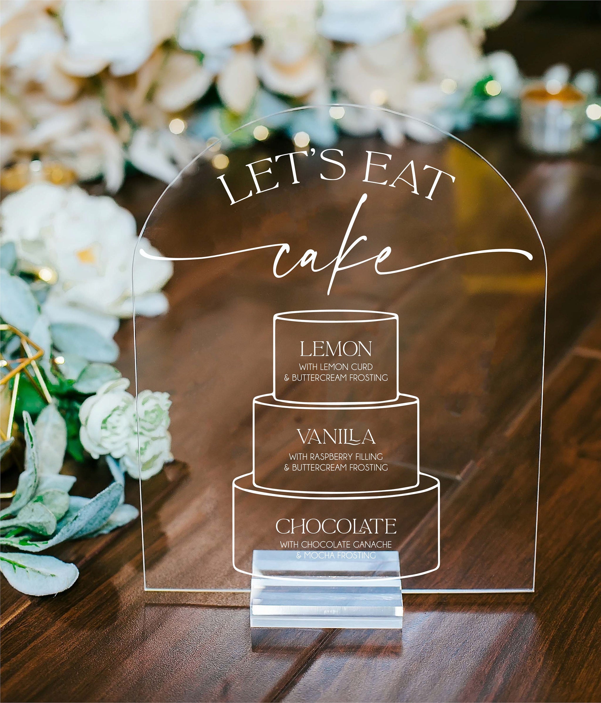 Making Cake First Sign Wedding Cake Sign