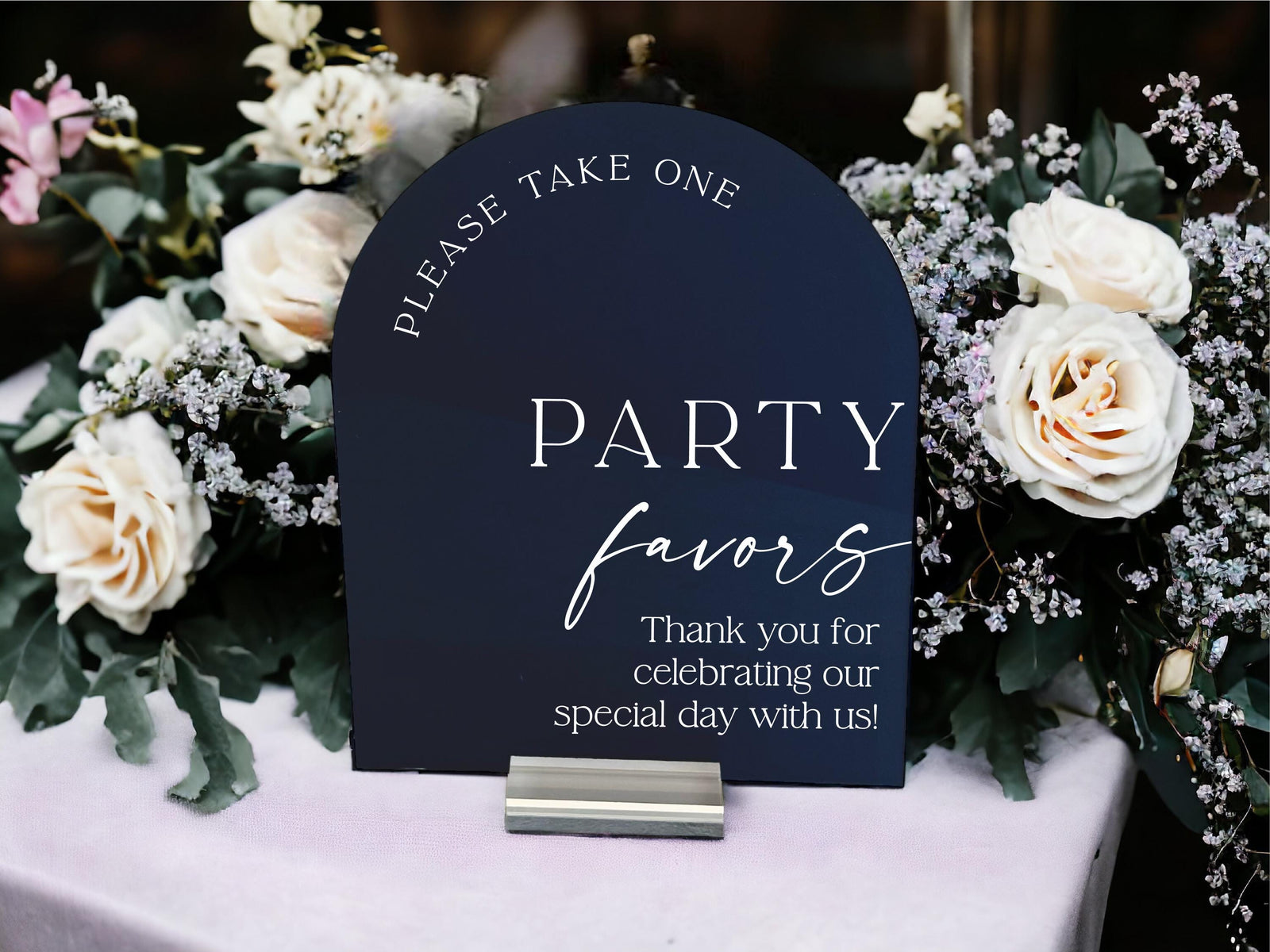 ARCH Party Favors Please Take One Acrylic Wedding Sign, Unplug Be Present and Enjoy This Moment Photographers Handle Rest Lucite Signage