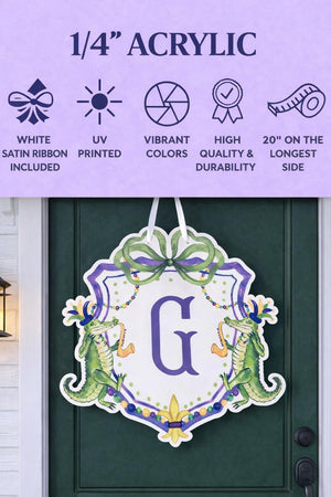 Mardi Gras Door Hanger