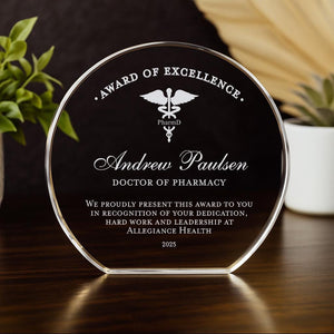 Doctor of Pharmacy Crystal Award