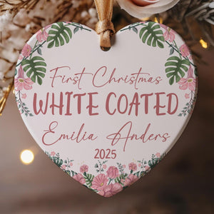 White Coat Ornament – Medical Graduate Gift For New Doctor Ceremony 2025