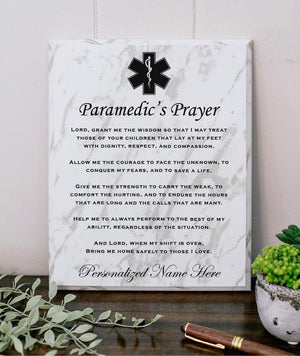 Paramedics Prayer for Emergency Medical Technician