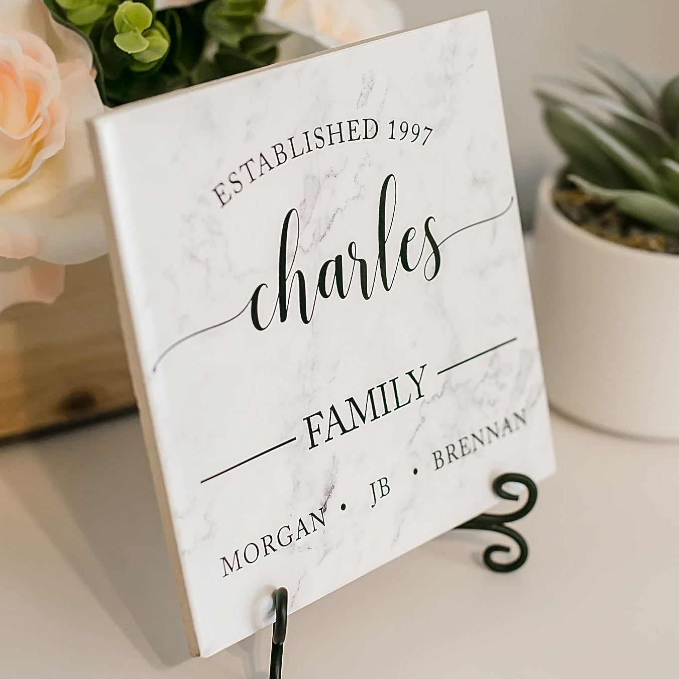 Personalized Last Name Established Sign