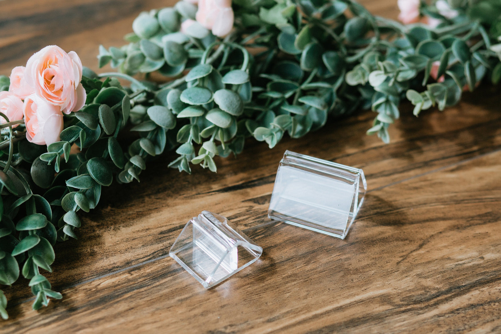 Acrylic PINCH Stand Sign Card Display Holders, Clear Stands for Acrylic Wedding Signs, Wedding Sign Holders, Acrylic Table Number Place Card