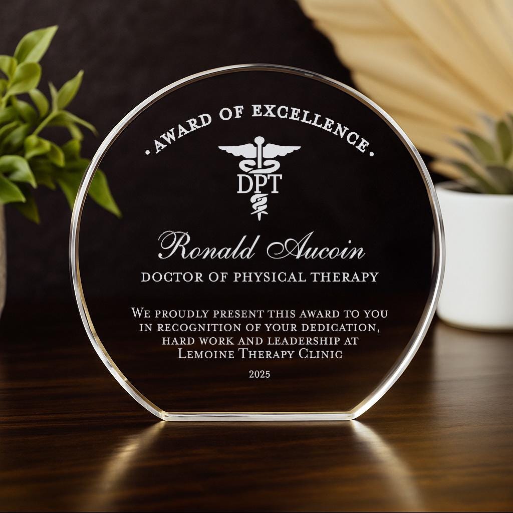 Doctor of Physical Therapy Award Gift