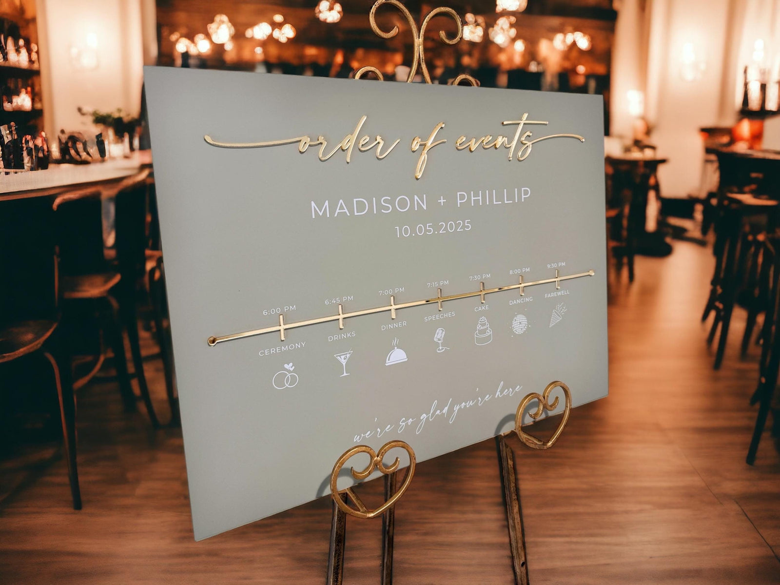 3DF1-ES4 Order Of Events - Customized To Your Event