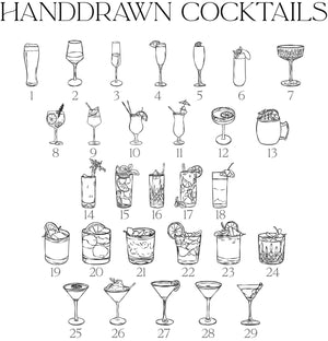 Acrylic Wedding Sign With Drunk In Love Signature Cocktail Bar Menu Display