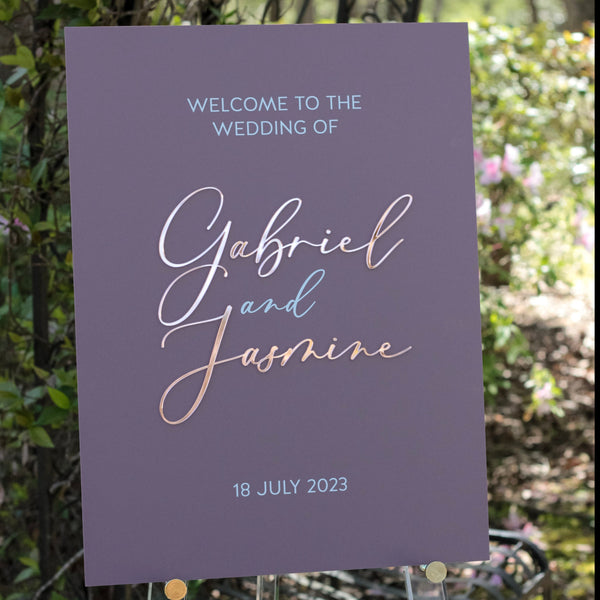 3D Acrylic Welcome Sign, 18x24 or 24x36 Personalized Modern Laser ...