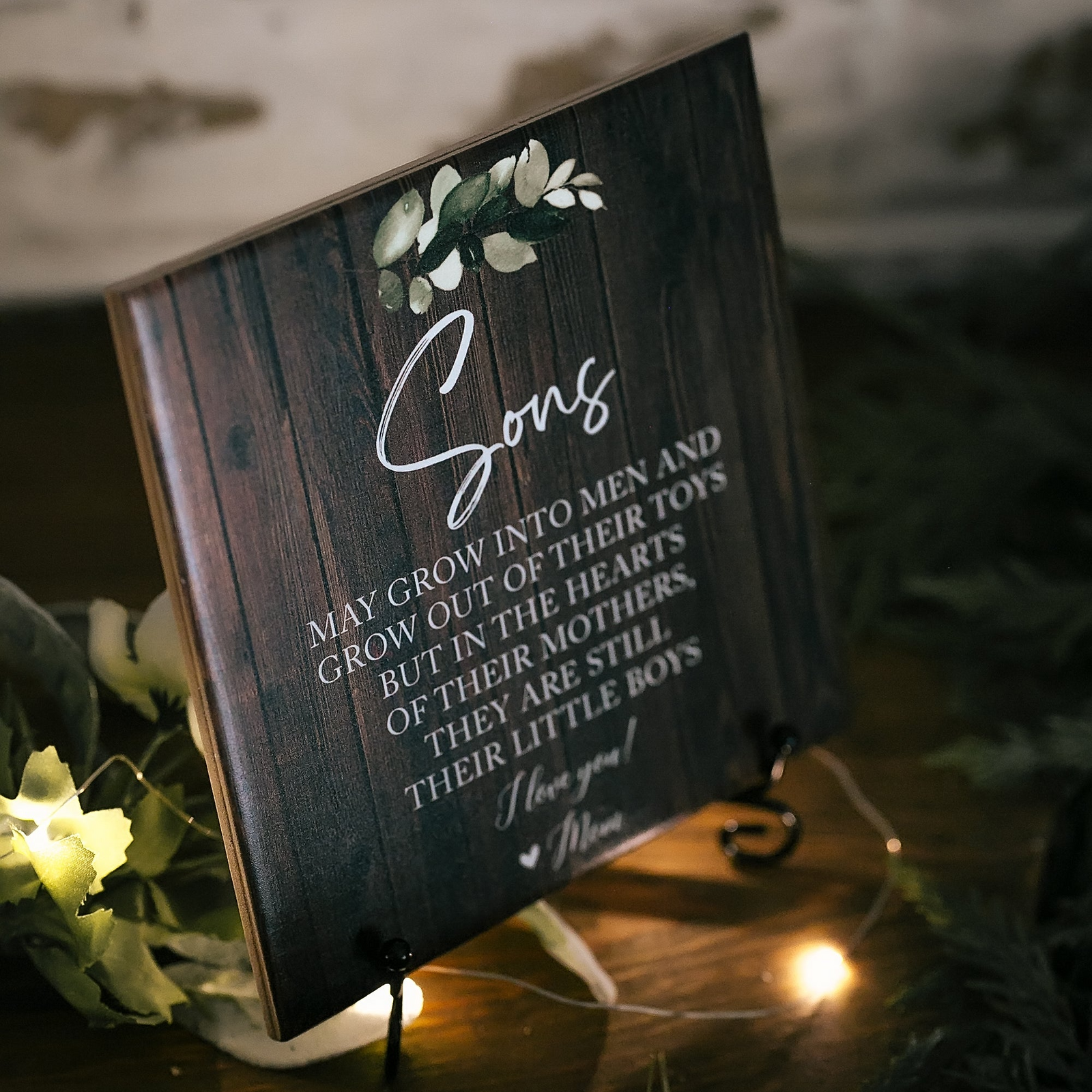 Son Appreciation May grown into men and out of toys