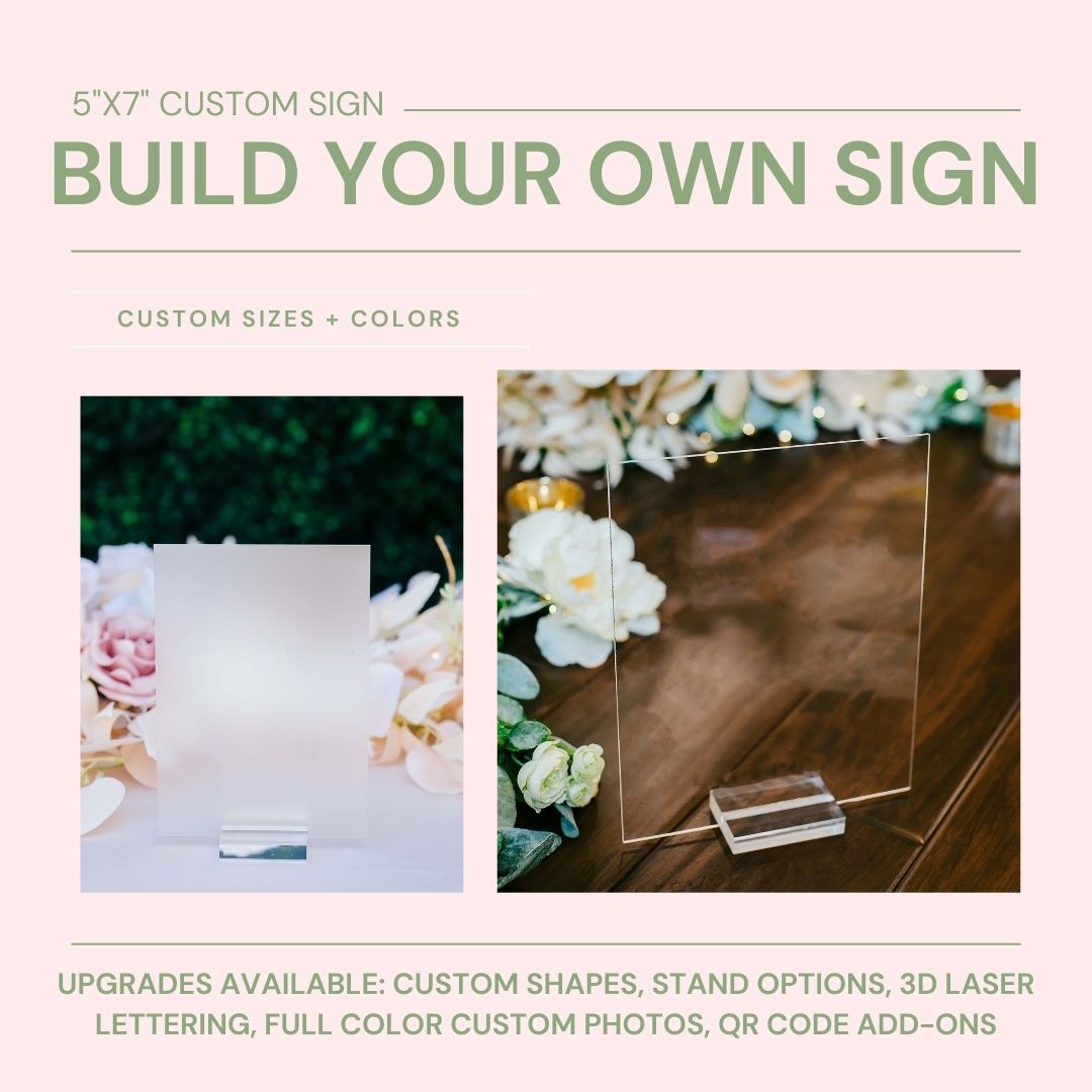 Custom 5"x7" Sign