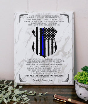 Police Officer Prayer for Policeman Policewoman Plaque Gift