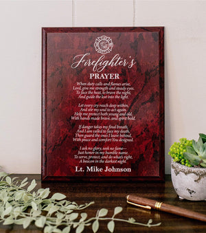 Firefighter’s Prayer Plaque