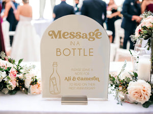 Wedding Acrylic Signs Retro Groovy 60s 70s Sign Bundle For Guestbook Gifts And Cards