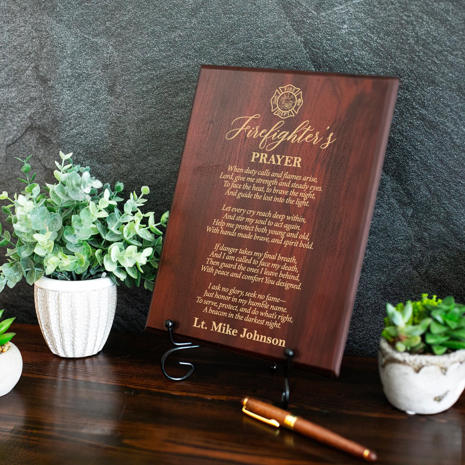 Firefighter’s Prayer Plaque