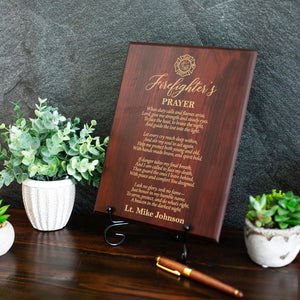 Firefighter’s Prayer Plaque