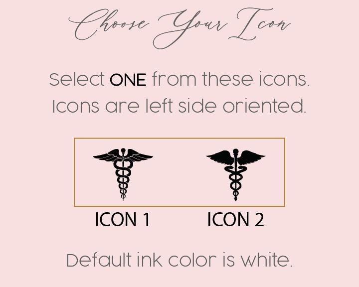 Physician MD Doctor Caduceus Glass Office Name Plate GNP-CAD