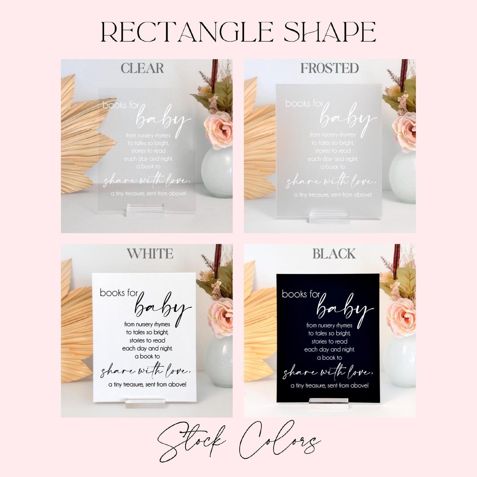 Black ink on frosted acrylic