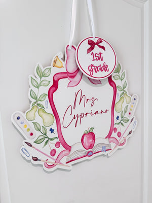 Back To School Classroom Teacher Door Hanger