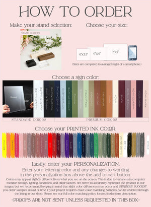 a poster with the words how to order on it