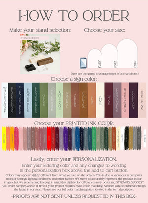 a poster with a bunch of different colors on it