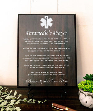Paramedics Prayer for Emergency Medical Technician