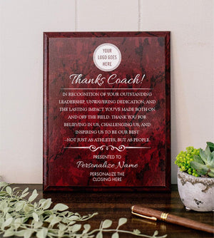 Thanks Coach Appreciation Award