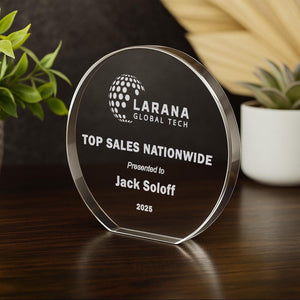 Top Sales Regional or Nationwide Crystal Award