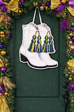 Mardi Gras Door Hanger