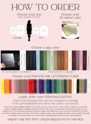 a poster with different colors of paper