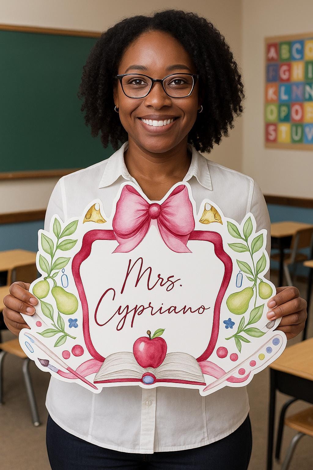 Back To School Classroom Teacher Door Hanger