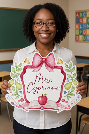 Back To School Classroom Teacher Door Hanger