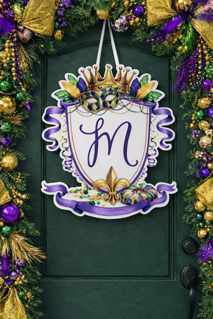 Mardi Gras Door Hanger