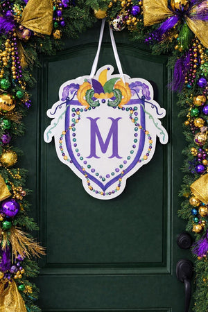 Mardi Gras Door Hanger