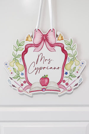 Back To School Classroom Teacher Door Hanger