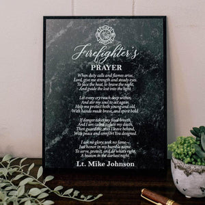 Firefighter’s Prayer Plaque