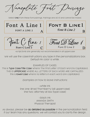 the font and numbers for a wedding program