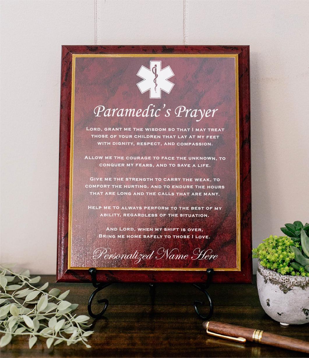 Paramedics Prayer for Emergency Medical Technician