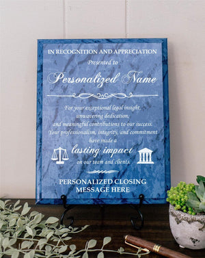 In Recognition and Appreciation Wooden Plaque Gift