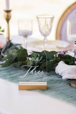 Arch Table Numbers with stands ARCH-BTS