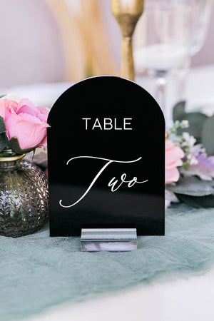 Arch Table Numbers with stands ARCH-BTS