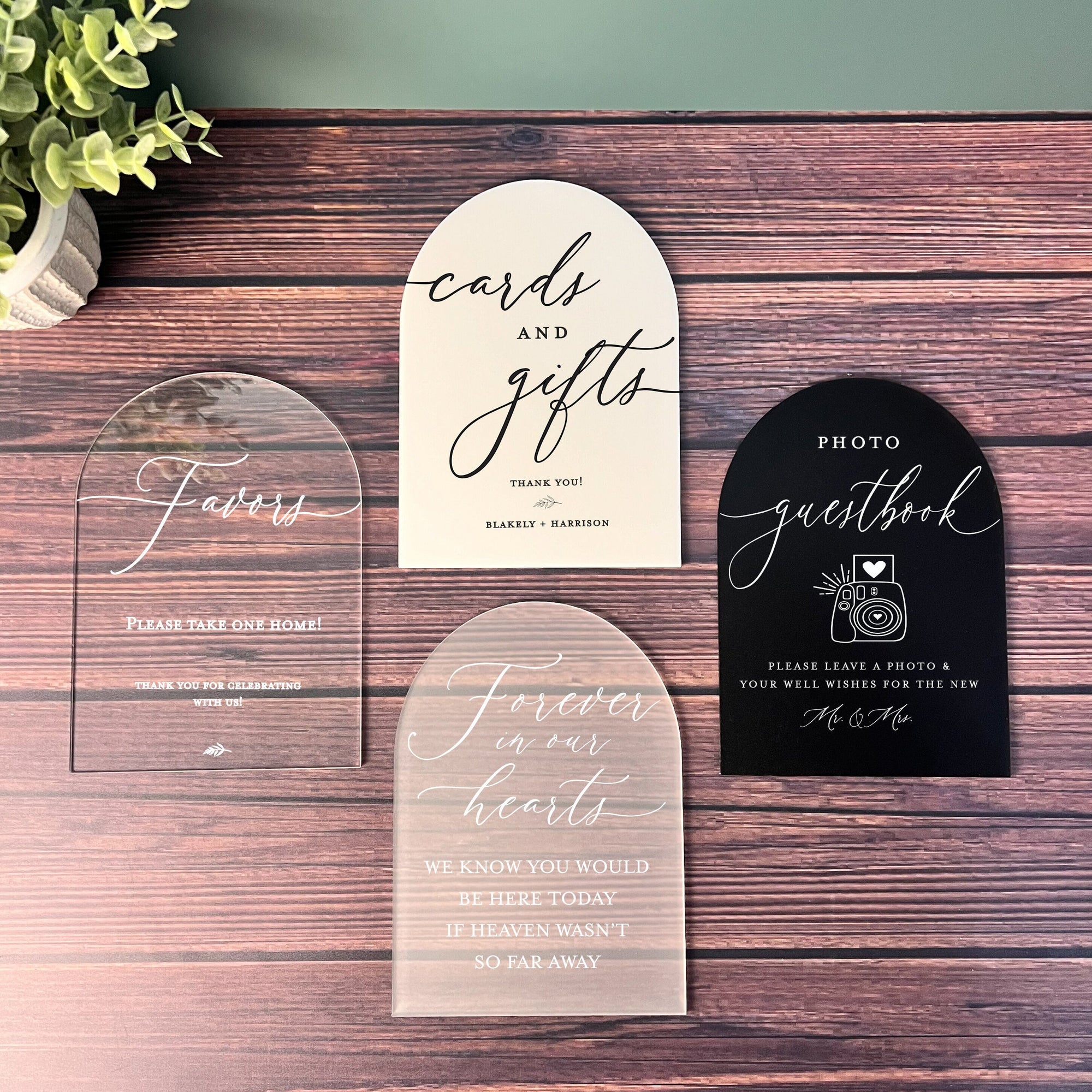 5"x7" ARCH  Bundle Choose Your FONT