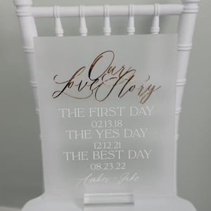 3D Our Love Story First Day Yes Day Best Day 3DF30-AS4